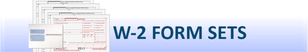 W-2 Form Sets and Kits with Envelopes